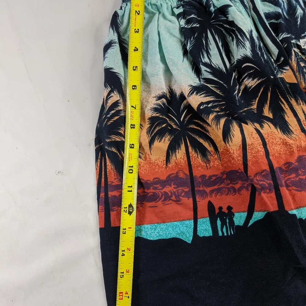 St Thomas Mens Swim Trunks Board Shorts‎ Palm Trees